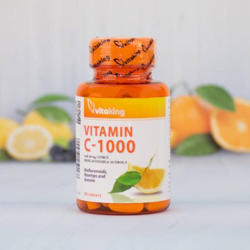vitaking c vitamin 1000mg bioflavonoid acerola csipkebogyó 100